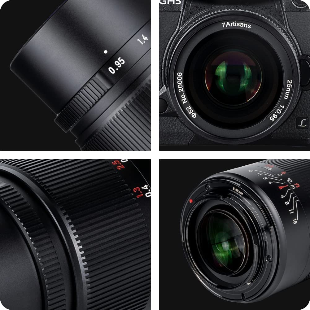 Amazon.com : 7artisans 25mm F0.95 APS-C Wide Angle Large